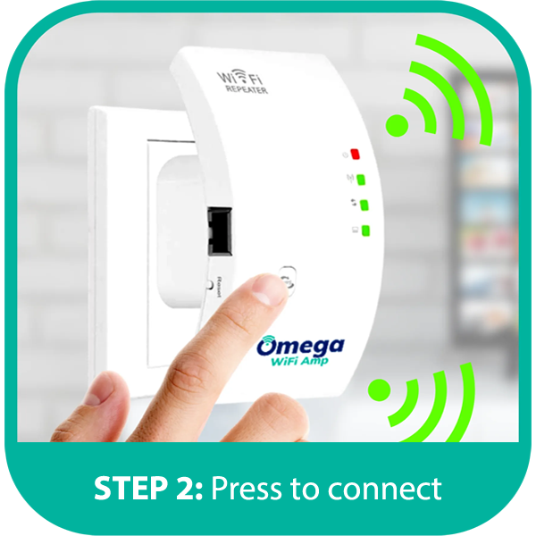 Step 2: Press the button to connect to your router