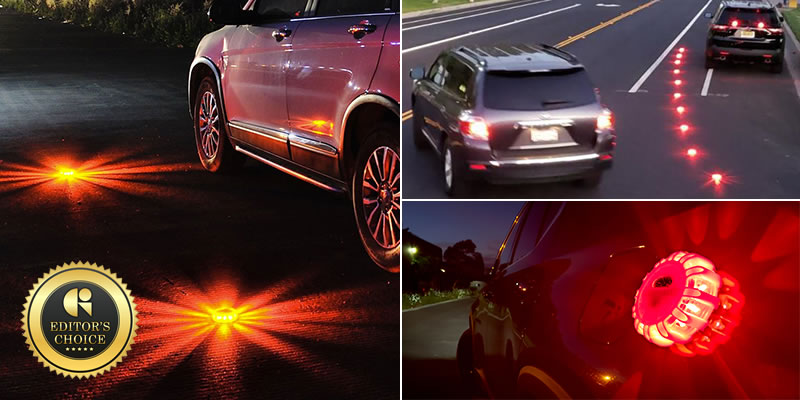 LED Roadside Safety Discs
